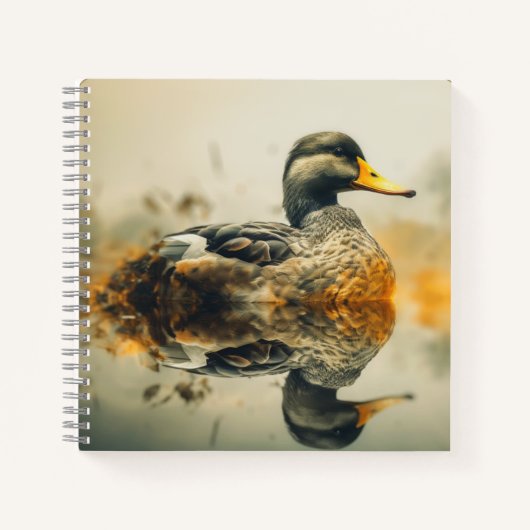 Sketchbook - Ente in Tan001 Notizblock (Vorderseite)