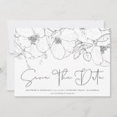 Sketchbook Florals Ankündigung Datum freihalten (Vorderseite)