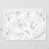 Sketchbook Florals Ankündigung Datum freihalten (Rückseite)