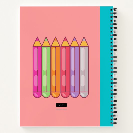 SKETCHBOOK FÜR KINDER NOTEBOOK NOTIZBLOCK (Rückseite)