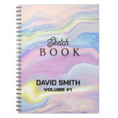Sketchbook-Geschenk für sie mit Individuelle Name- Notizblock (Vorderseite)