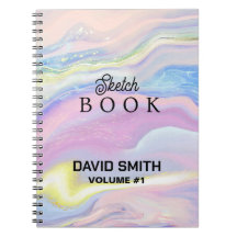 Sketchbook-Geschenk für sie mit Individuelle Name-