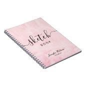 Sketchbook-Geschenk für sie mit Individuelle Name- Notizblock (Rechte Seite)