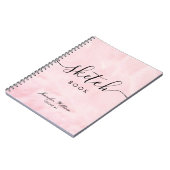Sketchbook-Geschenk für sie mit Individuelle Name- Notizblock (Linke Seite)