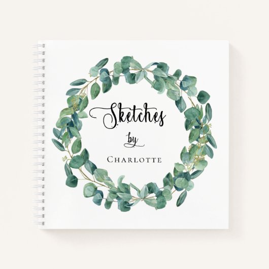 Sketchbook Greenera Aquarellschrift Notizblock (Vorderseite)