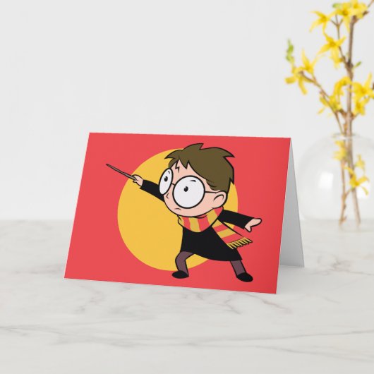 Sketchbook HARRY POTTER™ Casting Spell Karte (Gelbe Blume)