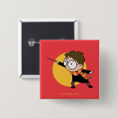 Sketchbook HARRY POTTER™ Casting Zauber Button (Vorne & Hinten)