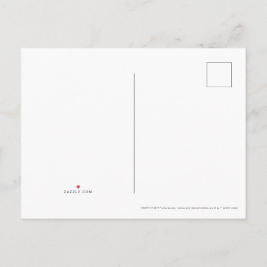 Sketchbook HARRY POTTER™ Einladungspostkarte (Rückseite)