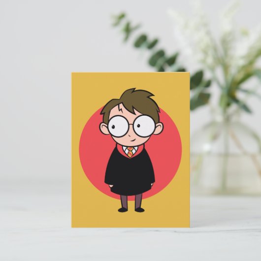 Sketchbook HARRY POTTER™ Einladungspostkarte (Stehend Vorderseite)