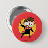 Sketchbook HARRY POTTER™ Raising Wand Button (Vorne & Hinten)