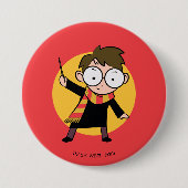 Sketchbook HARRY POTTER™ Raising Wand Button (Vorderseite)