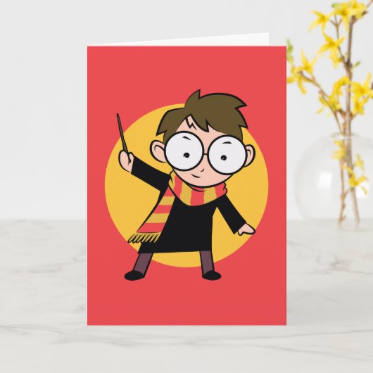 Sketchbook HARRY POTTER™ Raising Wand Karte (Gelbe Blume)