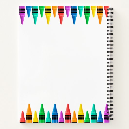 Sketchbook Holographic Pink Tropfens Girl Notizblock (Rückseite)