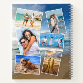 Sketchbook Journal zu Ozeanfotocollagen Notizblock (Rückseite)