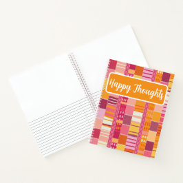 Sketchbook Marks-Textured Multicoloured Stripes Notizblock