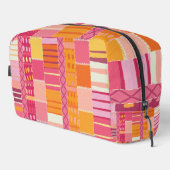 Sketchbook Marks-Textured Multicoloured Stripes Waschbeutel (Rechte Ecke)