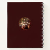 Sketchbook mit Ihrem Namen oder einem anderen Text Notizblock (Rückseite)