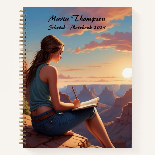 Sketchbook Notebook-Reisejournal Notizblock (Vorderseite)