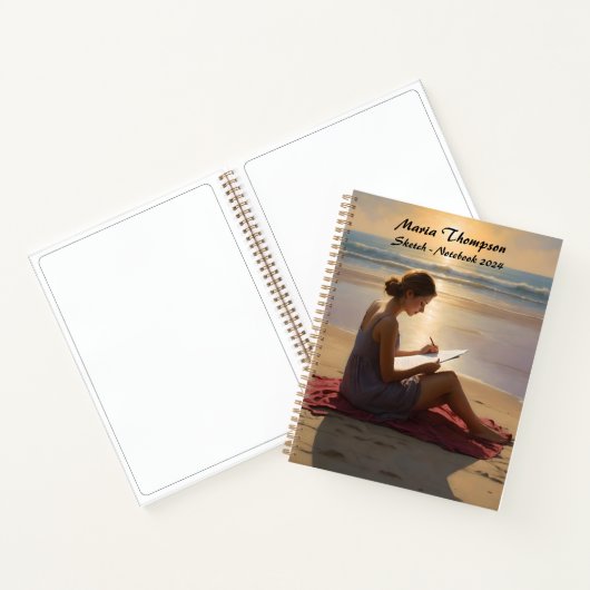 Sketchbook Notebook-Reisejournal Notizblock (Innenseite)