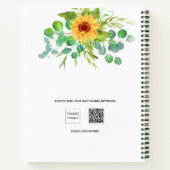 Sketchbook sunbluts eucalyptus name script notizblock (Rückseite)