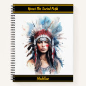 Sketchbook zum autochthonen Erbe: Wilde Touch Notizblock (Vorderseite)