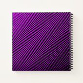 Sketchbuch für personalisierte optische Waves Notizblock (Rückseite)