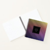 Sketchbuch für personalisierte optische Waves Notizblock (Innenseite)
