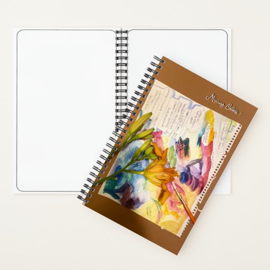 Sketchbuch zum Zusammenfügen von Aquarellfarben Notizblock (Innen)