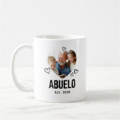 Sketched Abuelo Heart Foto Kaffeetasse (Links)