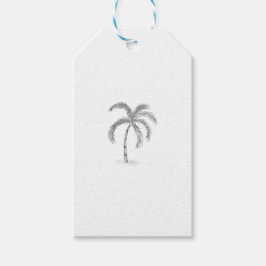 Sketched Black and White Gift Tags Geschenkanhänger