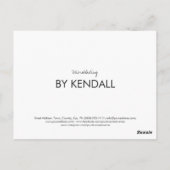 Sketched Brow Microblading - Danke der Ermäßigung Postkarte (Rückseite)