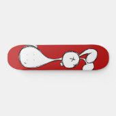 Sketched Bunny Skateboard (Horizontal)