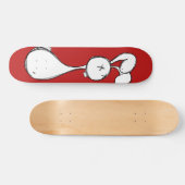 Sketched Bunny Skateboard (Horizontal)