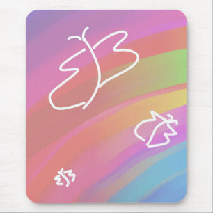 Sketched Butterfys Mousepad