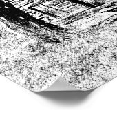 Sketched Cabin Poster (Ecke)