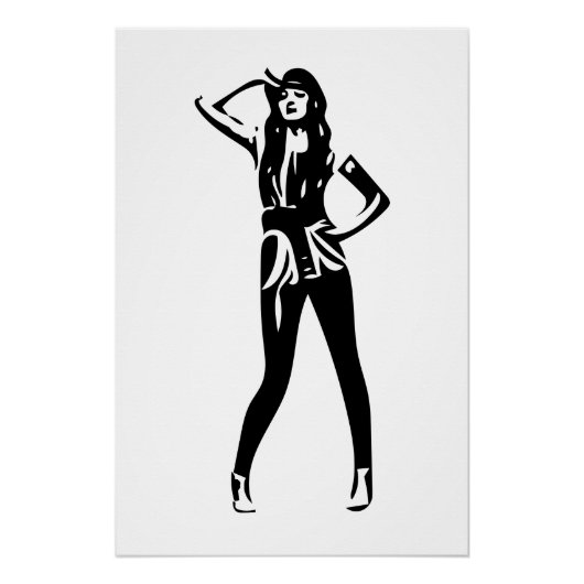 Sketched Couture Fashion Poster (Vorderseite)