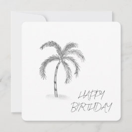 Sketched Greeting Card Black and White Karte