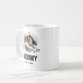 Sketched Mommy Heart Foto Kaffeetasse (Vorderseite Links)