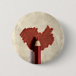 Sketched Scribbled Heart Button