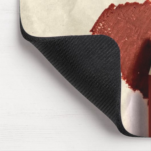 Sketched Scribbled Heart Mousepad (Ecke)