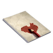 Sketched Scribbled Heart Notizblock (Rechte Seite)