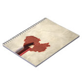 Sketched Scribbled Heart Notizblock (Linke Seite)