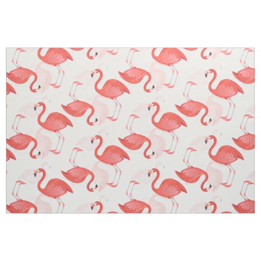 Sketched Scribbled Tropical Pink Flamingos Muster Stoff (Fat Quarter (45,7 x 55,9 cm))