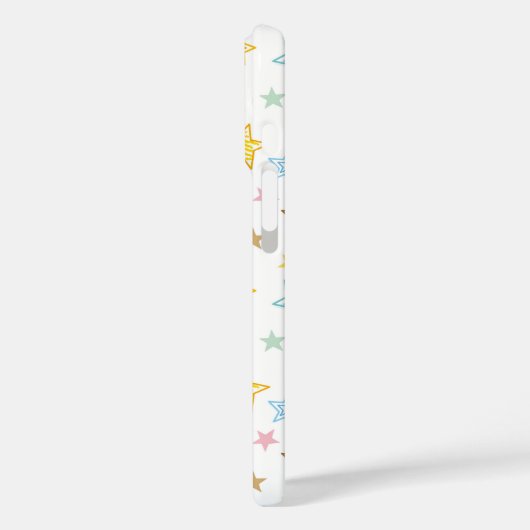 Sketched Stars Pattern Case-Mate iPhone Hülle (Rückseite / Links)