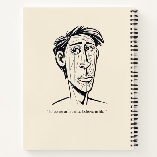 Sketches and Scribbles Notebook Notizblock (Rückseite)