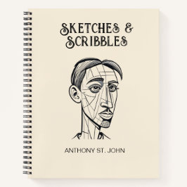 Sketches and Scribbles Notebook Notizblock