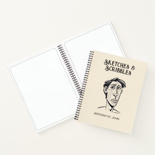 Sketches and Scribbles Notebook Notizblock (Innenseite)