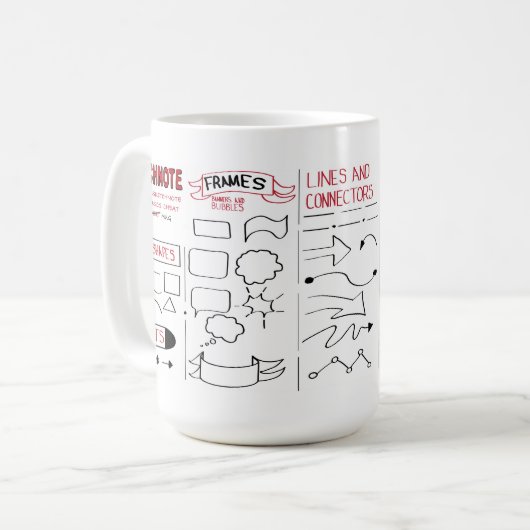 Sketchnote Tasse (Vorderseite Links)