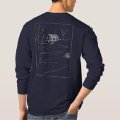 Sketchy Arketekcher Long Sleeve T - Shirt - Dunkel (Rückseite)