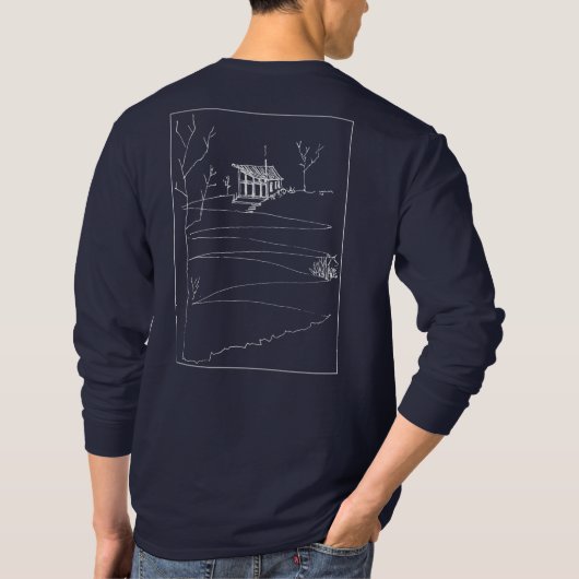 Sketchy Arketekcher Long Sleeve T - Shirt - Dunkel (Rückseite)